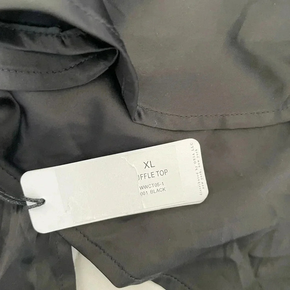 WeWoreWhat satin ruffle crop top - Picture 10 of 13